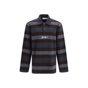 Off-White Multicolor Cotton Polo Men's Shirt